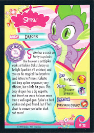My Little Pony Spike Series 1 Trading Card