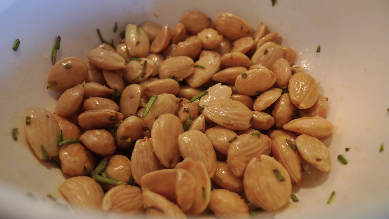 siriously delicious Marcona Almonds with Rosemary