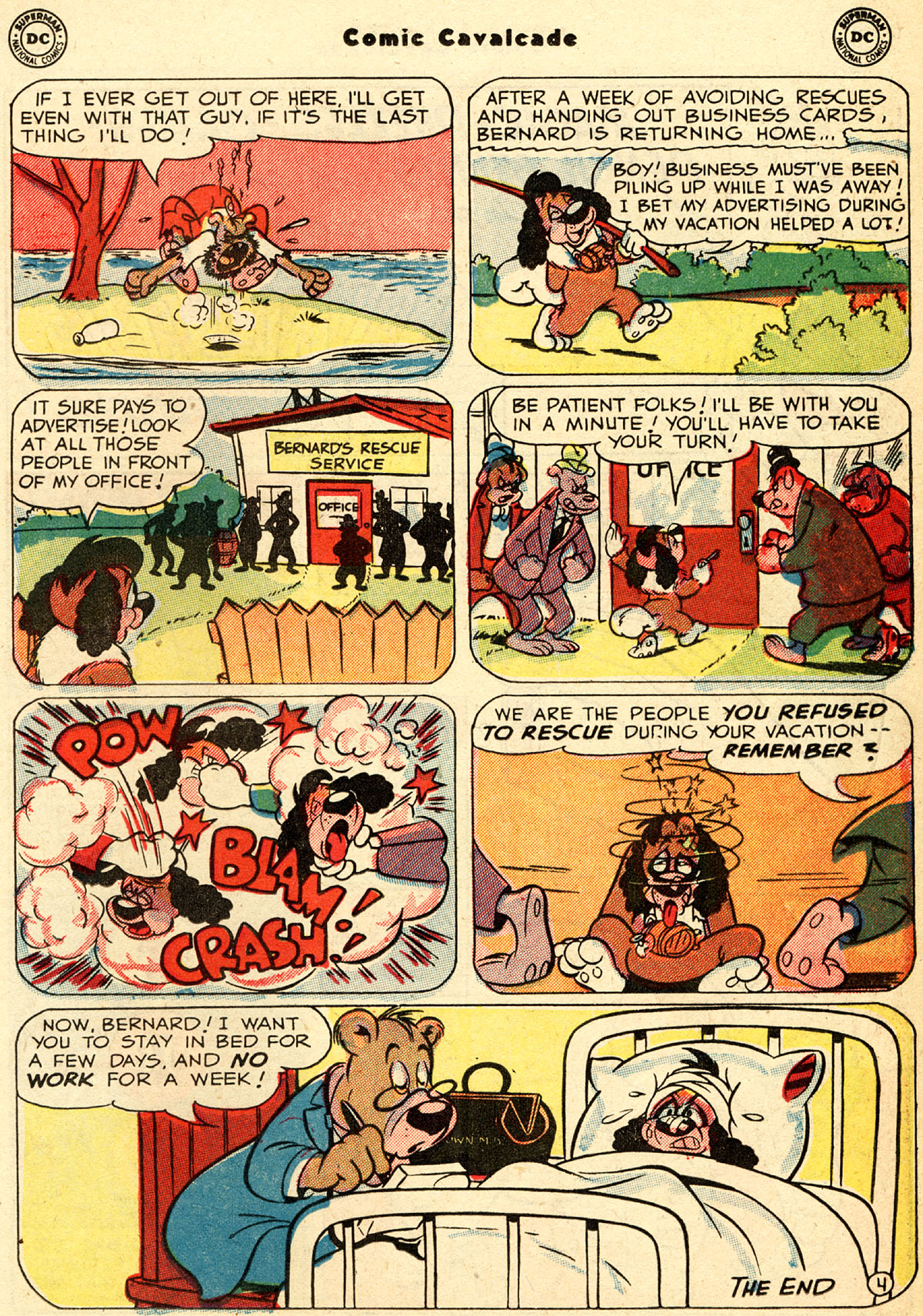 Read online Comic Cavalcade comic -  Issue #50 - 37