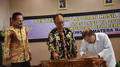 Hebat Bupati Ali Mukhni, Padang Pariaman Raih Predikat WTP Lima Kali Berturut Turut