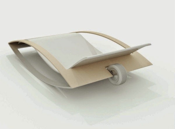 Contemporary rocking chair for relaxing hours