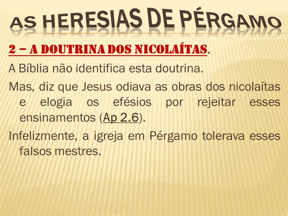 O ATALAIA MESTREKAMEL NICOLAÍTAS O ATALAIA MESTREKAMEL NICOLAÍTAS