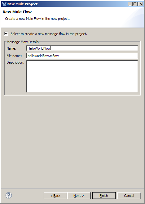 Youheng Hu's Technical Notes: Mule Studio Hello World ESB Application