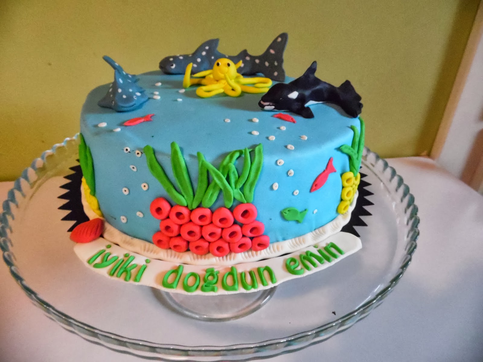 Pastali Dünya Balıklı Pasta