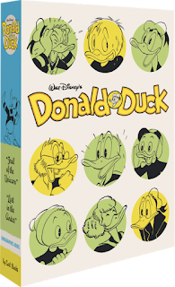 gift box for two editions of the Fantagraphics Donald Duck comic collection