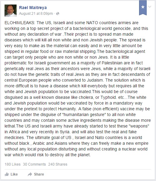 Raelian TRUTH August 2015 raelian-truth-august-2015