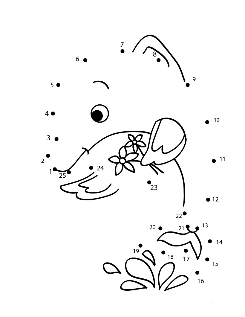 imagens Ligar pontos animais marinhos pintar Desenhos Preto e Branco Ligar pontos animais marinhos Colorir