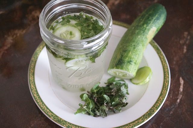 Cucumber Mint Water