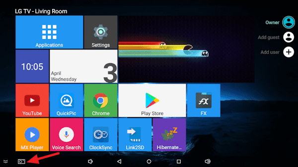 Screenshot MXq 4K Android TV Box Lollipop