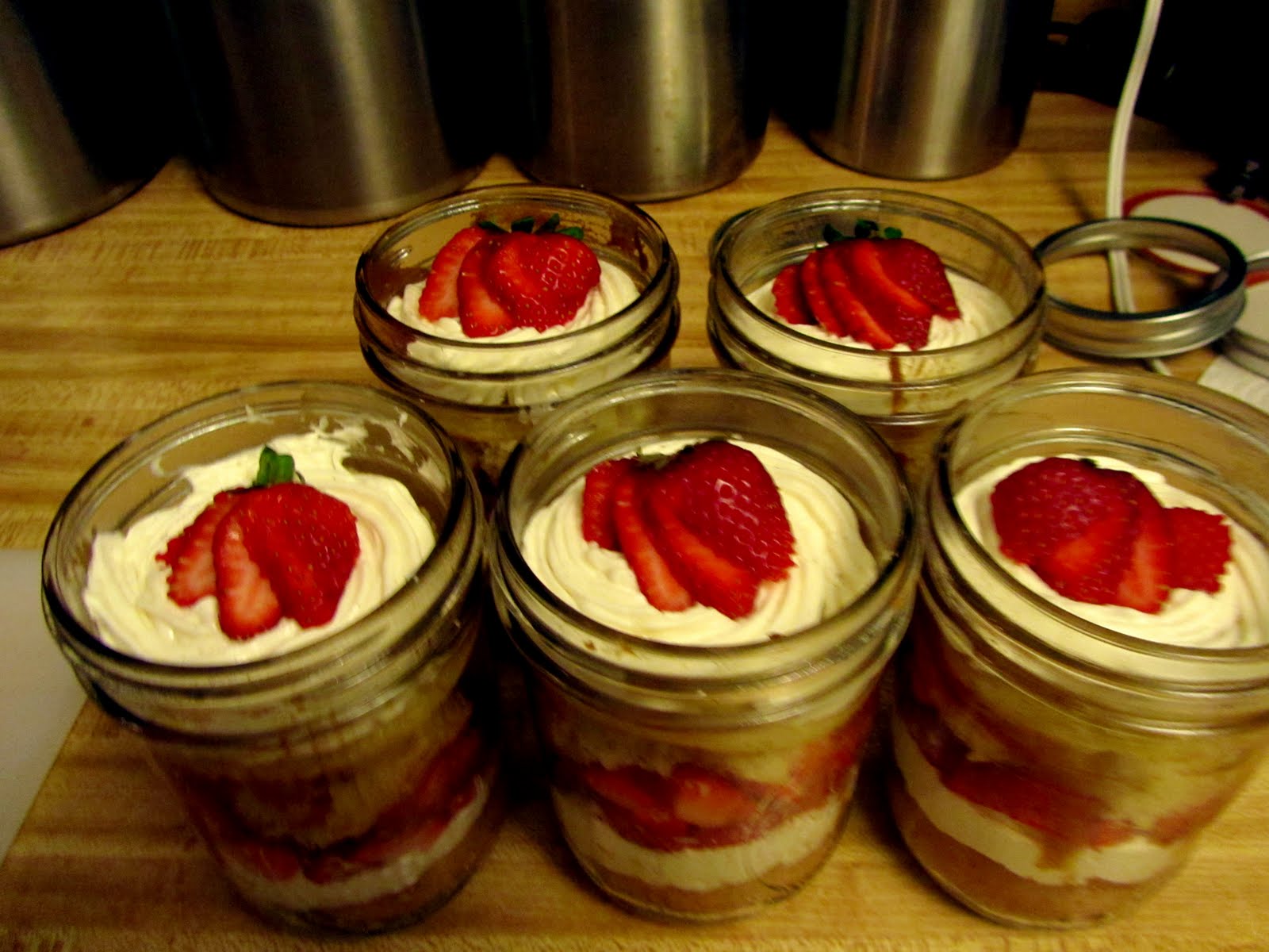 Melly's Mouthful Mason Jar Cakes