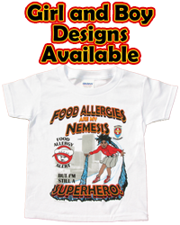 Allergy Superheroes Shirts