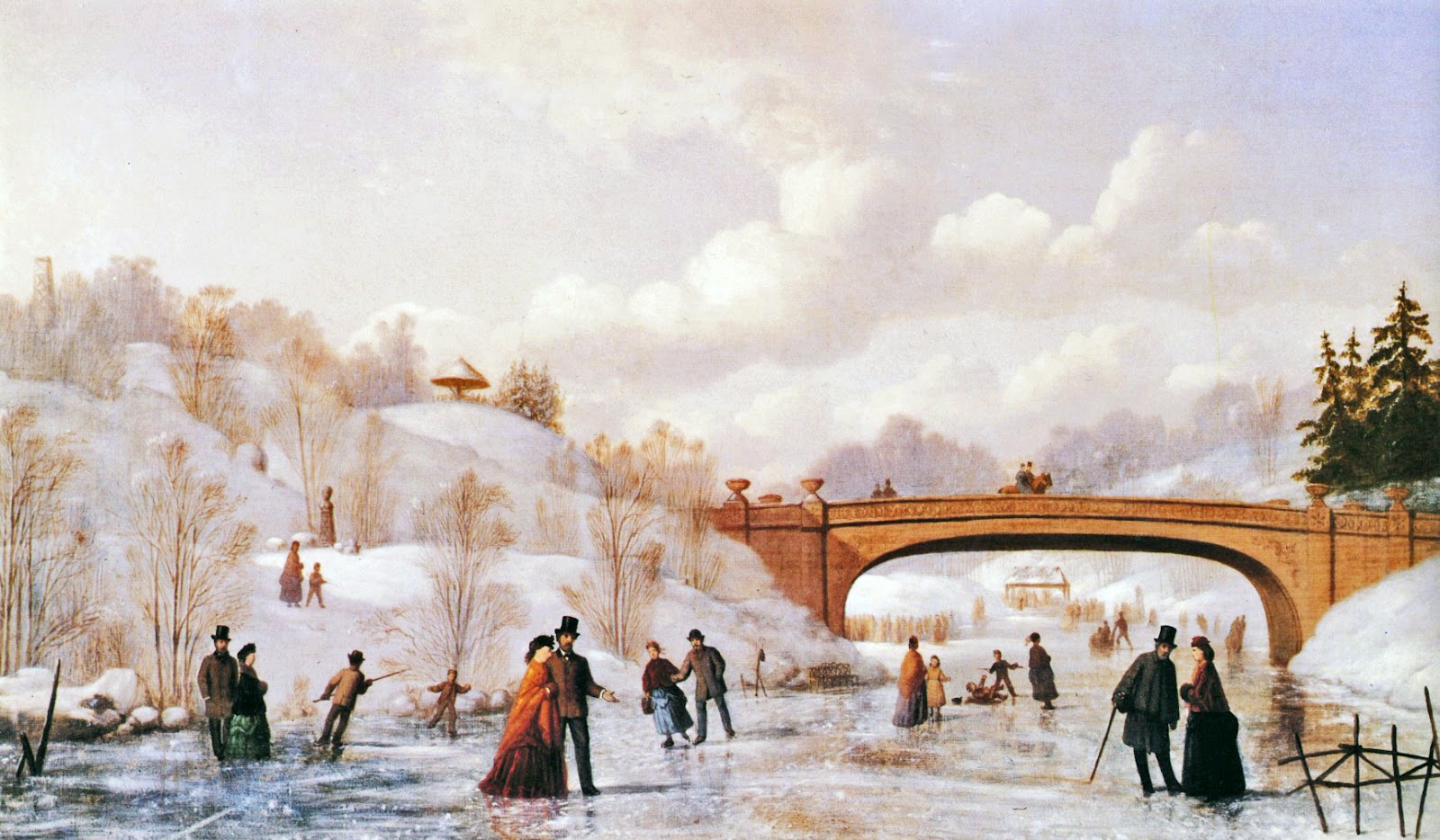 19th century American Paintings: Paintings of Winter