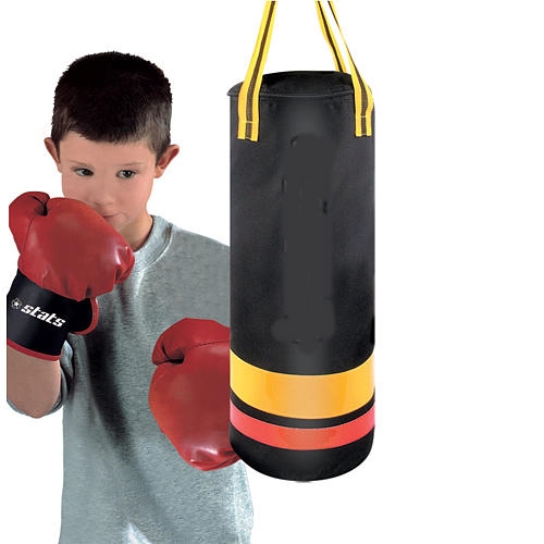 BongBongIdea TOY BOXING PUNCHING BAG AND GLOVES SET FOR CHILDREN