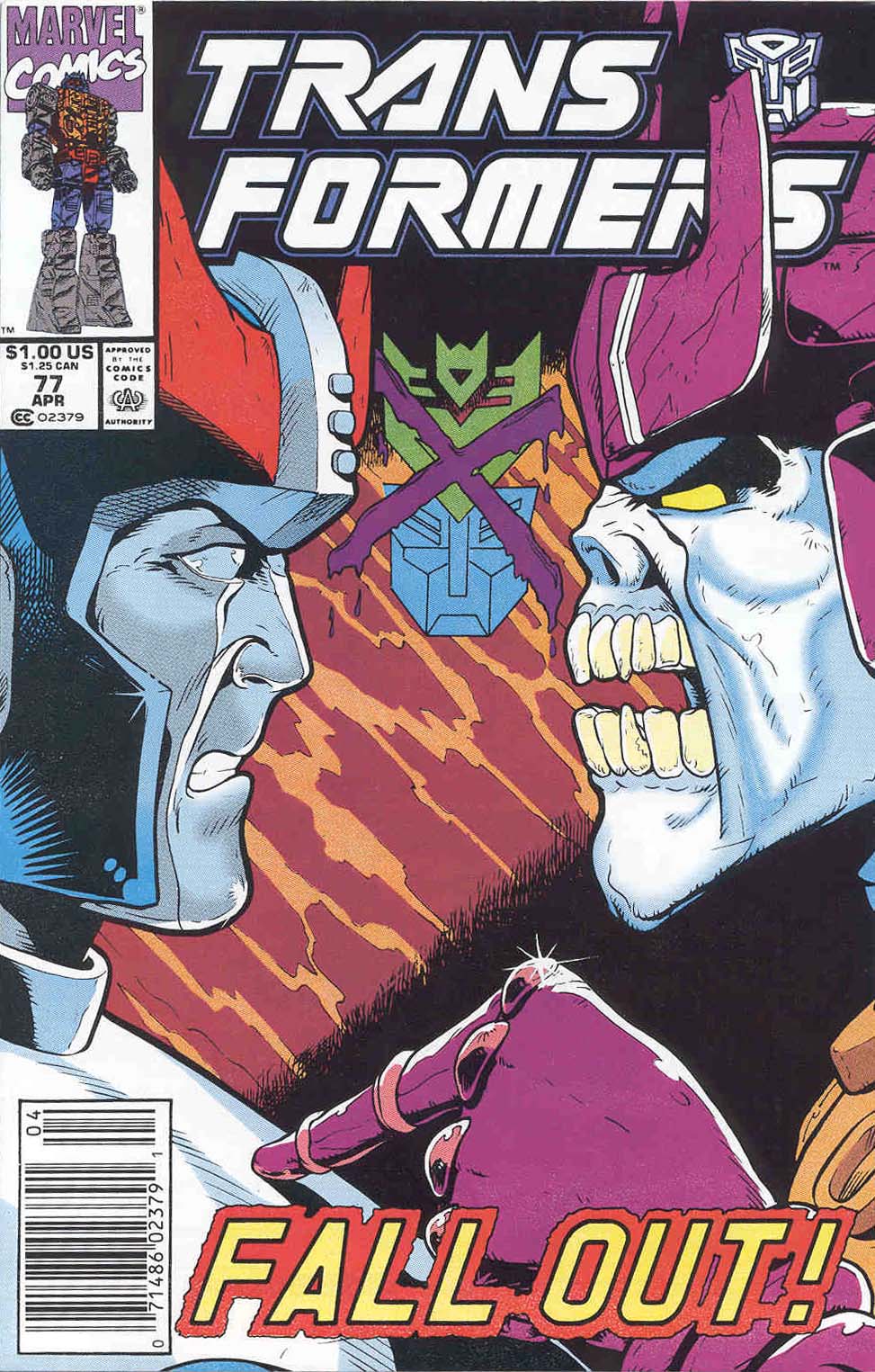 Read online The Transformers (1984) comic -  Issue #77 - 1