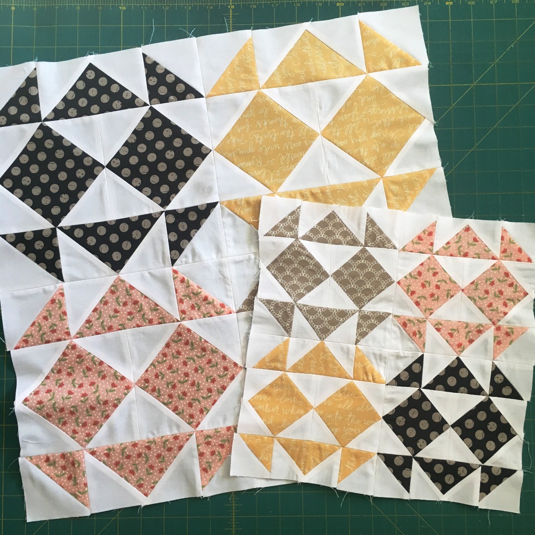 Happy Quilting Clementine Quilt Along Coconut Cross