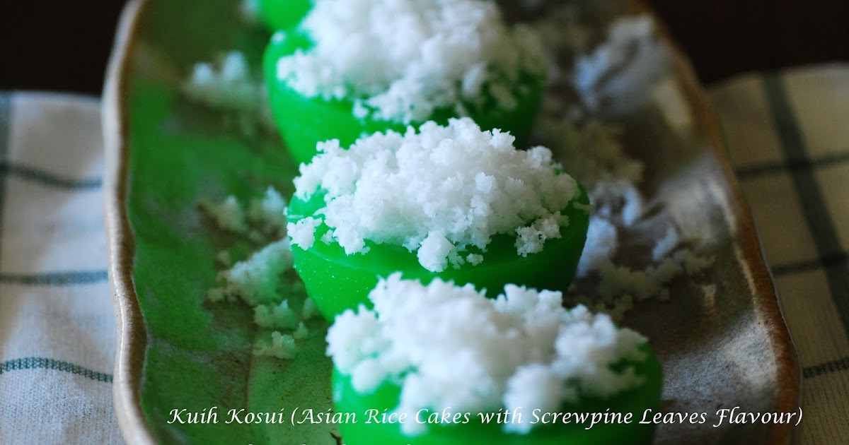 Awayofmind Bakery House Kuih Kosui (Asian Rice Cakes with Screwpine