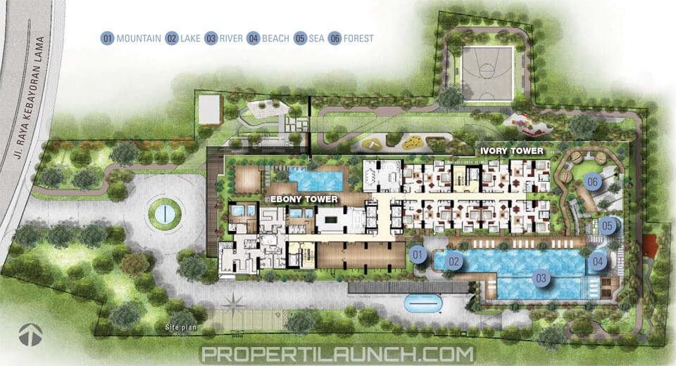 Site Plan Permata Hijau Suites Apartment Site Plan Permata Hijau Suites Apartment