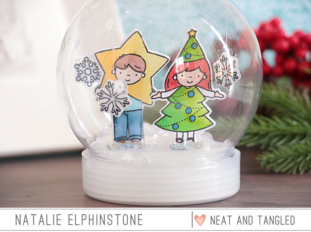 DIY Snow Globe VIDEO Natalie Elphinstone Neat and Tangled