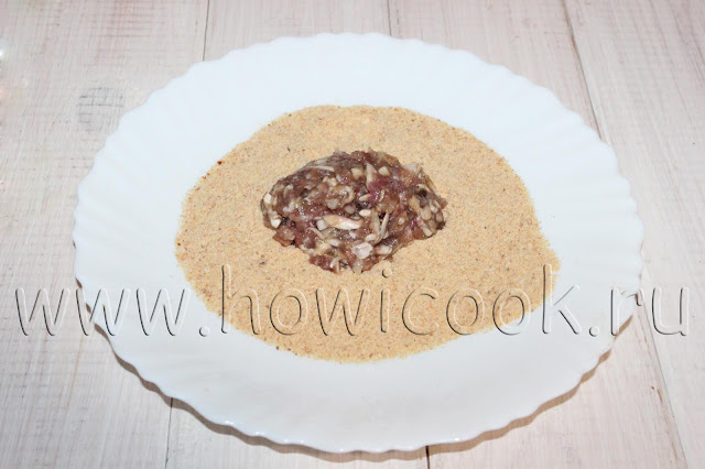 рецепт мясных котлет с грибами с пошаговыми фото