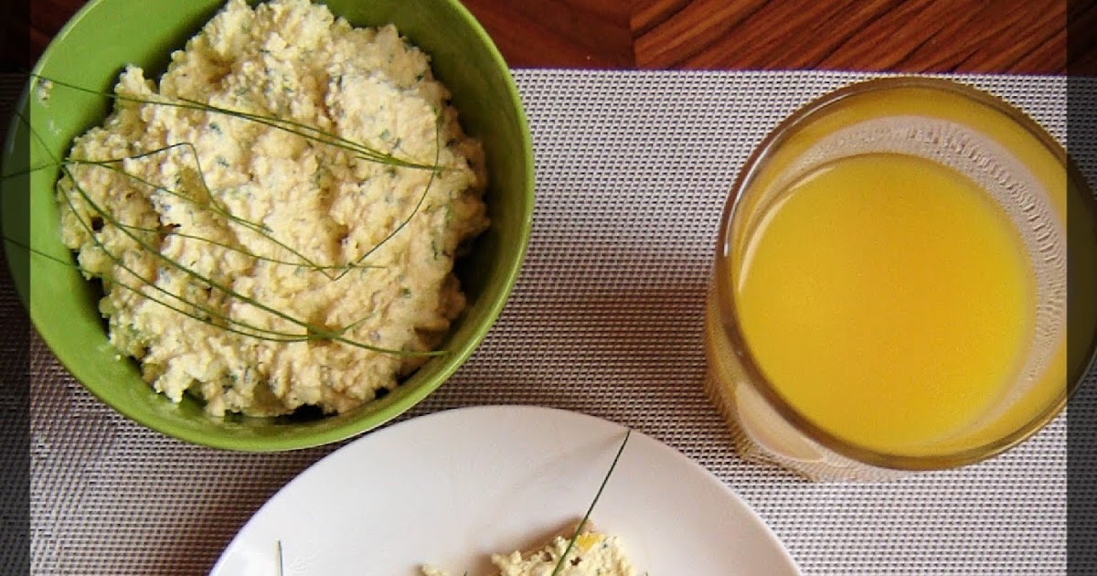 Pasta jajeczna z twarogiem Słodkosłone pichcenie