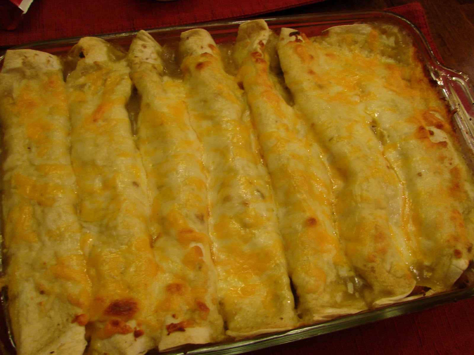 A Bear in the Kitchen Honey Lime Pork Enchiladas