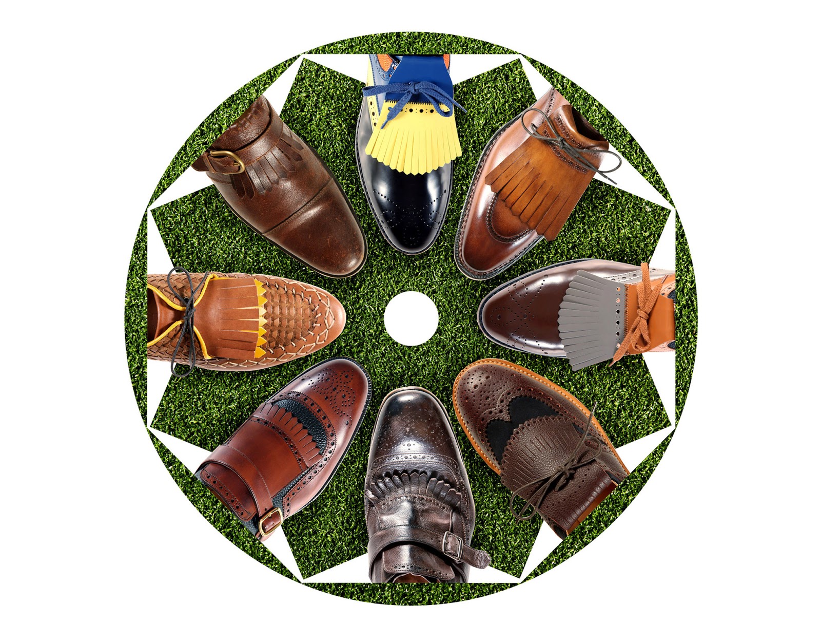 "Tweedland" The Gentlemen's club The Kilties Golf Shoes