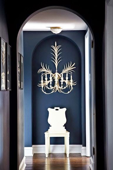 decoracion vintage de pared candelabro