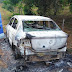 Veículo é encontrado incendiado na zona rural de Valente