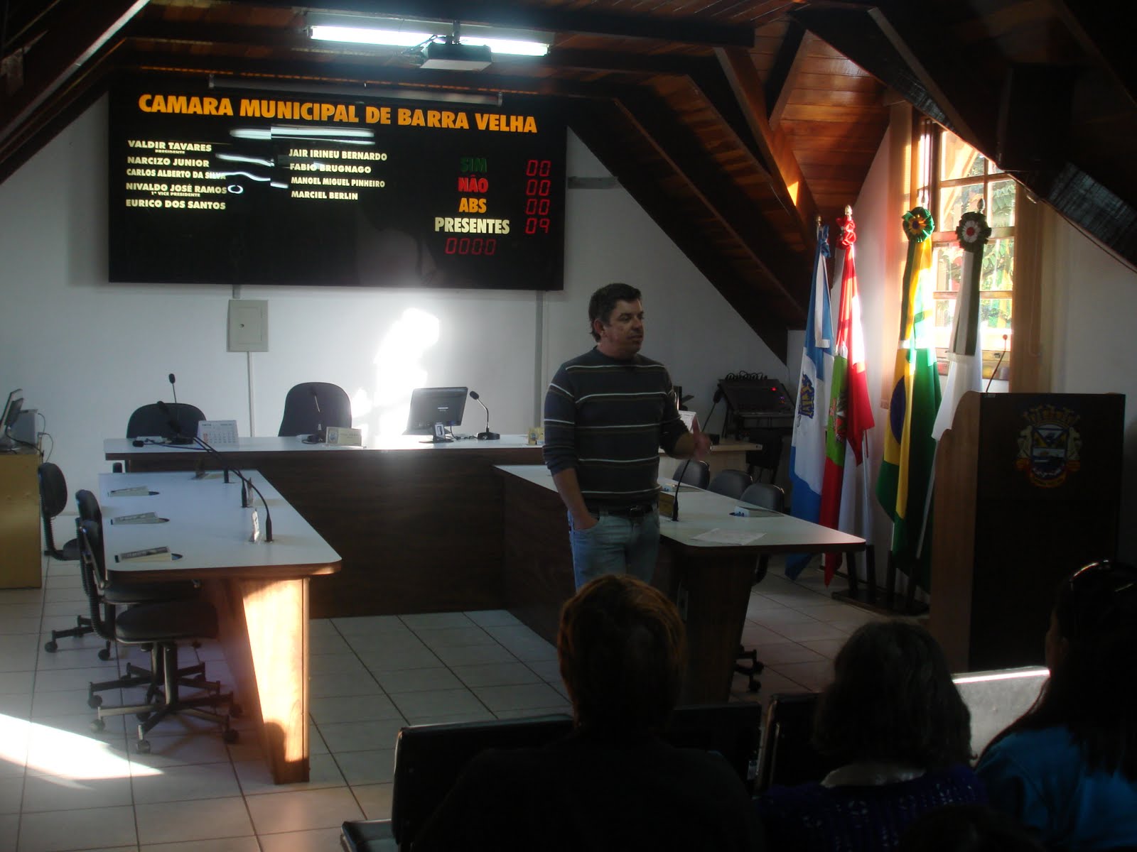 Novo prefeito de Barra Velha, Claudemir Matias ouve a comunidade sobre a realização da Festa Novo prefeito de Barra Velha, Claudemir Matias ouve a comunidade sobre a realização da Festa