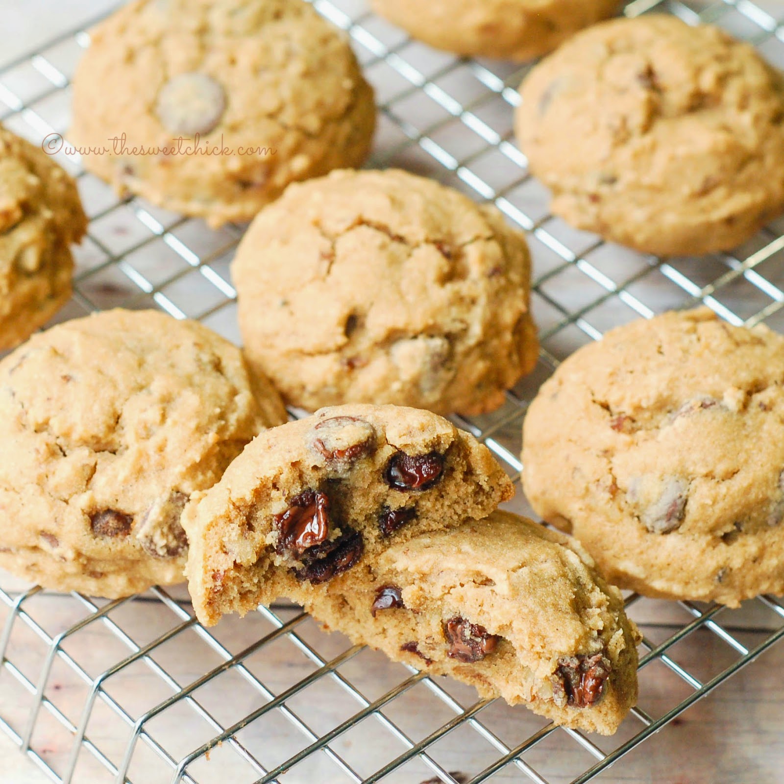 The Sweet Chick Gluten Free Maple Chocolate Chip Cookies