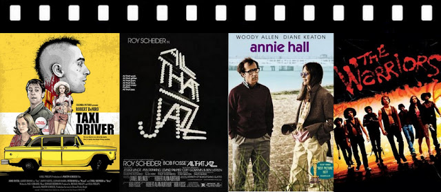Filmes ambientados em Nova York: Taxi Driver, All That Jazz, Annie Hall, The Warriors