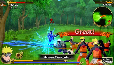 Naruto Shippuden: Legends Akatsuki Rising (USA) PSP ISO Screenshots #1
