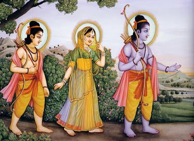 वन जाते श्री राम