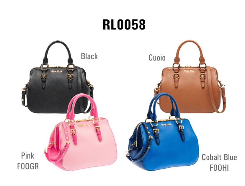 Neo LUXuries MIU MIU Madras Top Handle Bag RL0058