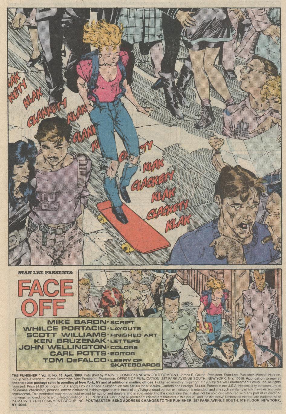 Read online The Punisher (1987) comic -  Issue #18 - Face Off - 2