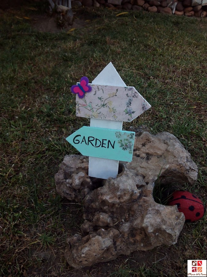 DIY: hacer carteles para el jardín