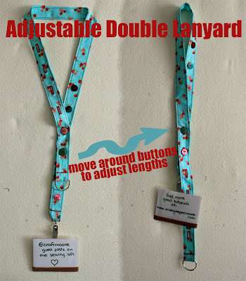 Adjustable Double Lanyard -The Sewing Loft