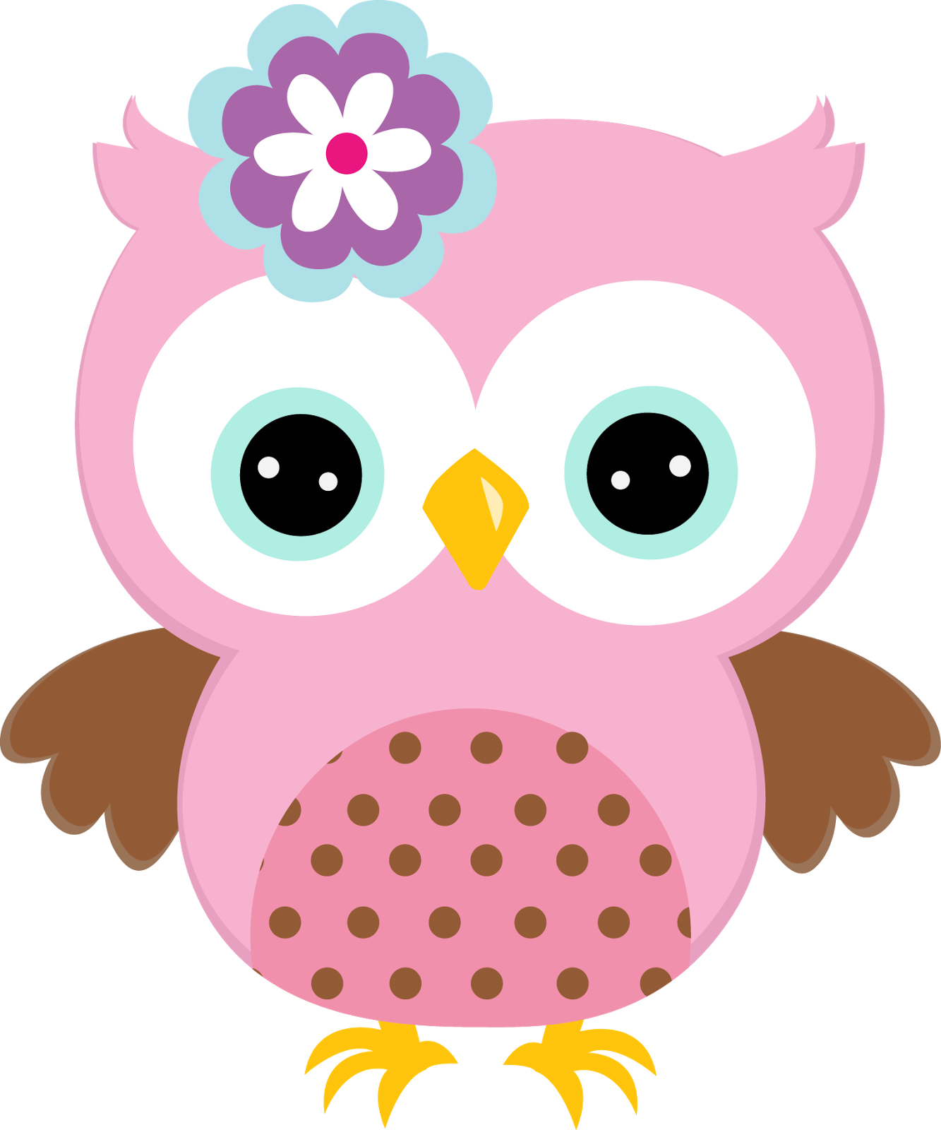 Quinceanera Owls in Colors Clipart. | Oh My Quinceaneras!