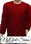 NyGirl Sims 4: Rolled Sleeve Sweatshirt