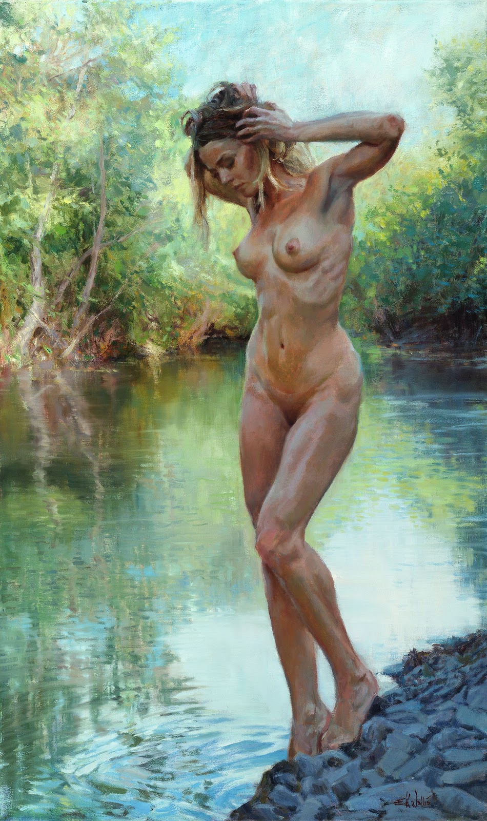 художник рисует на голых женщинах фото 107