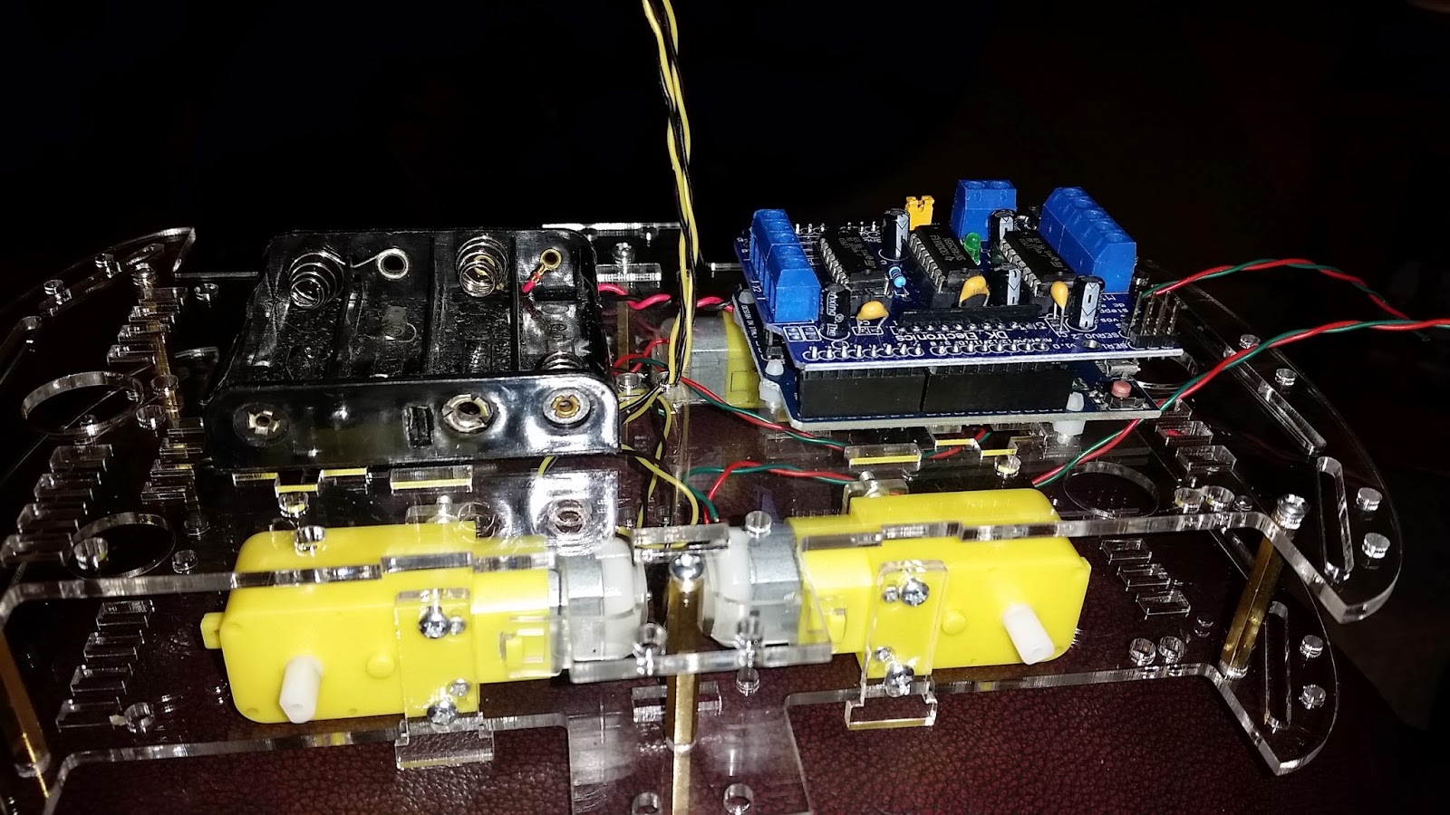 Arduino: My 4WD Robot Smart Car Chassis with Arduino On Board
