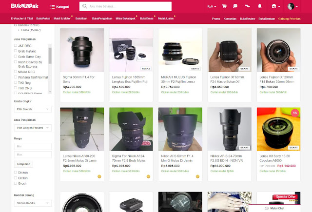 Kategori ->> Lensa Kamera DSLR Kategori ->> Lensa Kamera DSLR