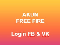 Akun Game Free Fire Gratis (Login VK + FB) 2019 working