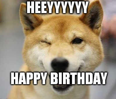 Funny Birthday Dog Meme