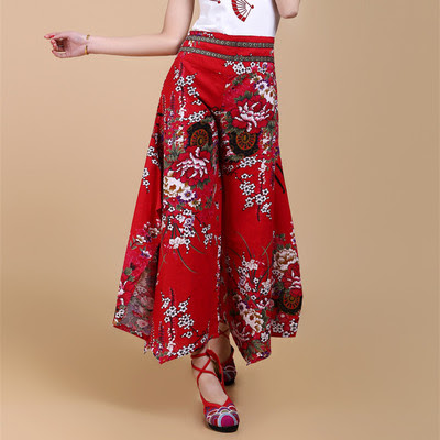 Aneka model celana  kulot  motif batik terbaru untuk remaja 