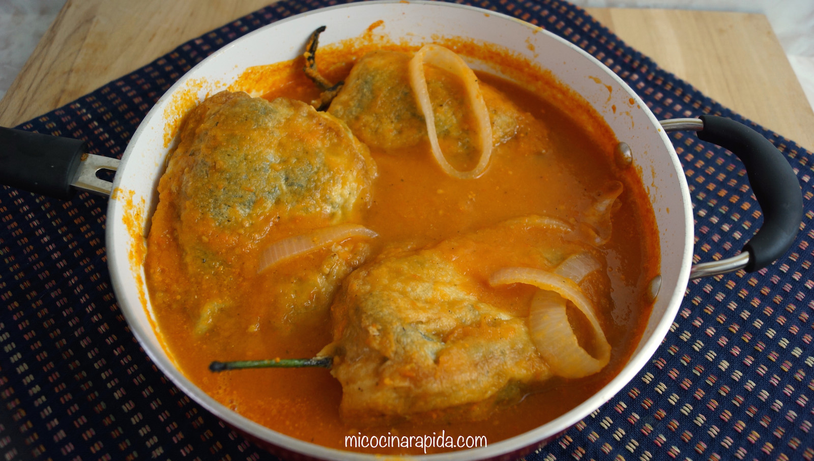 salsa para chiles rellenos