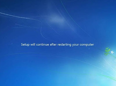 continue install windows 7