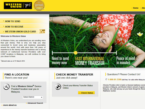 laman web Western Union