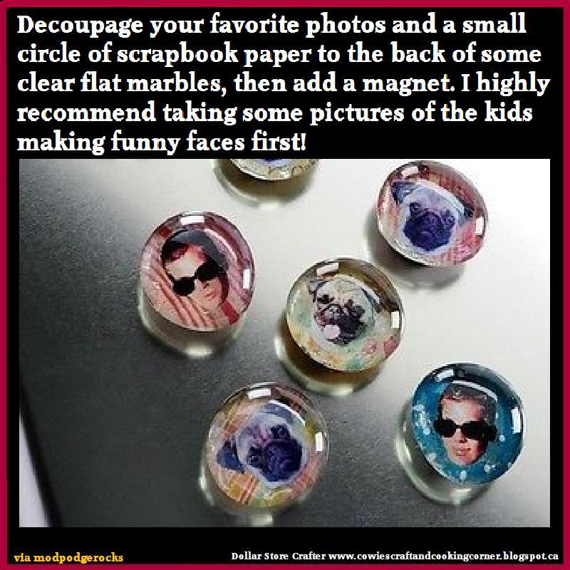 Dollar Store Crafter DIY Personalized Fridge