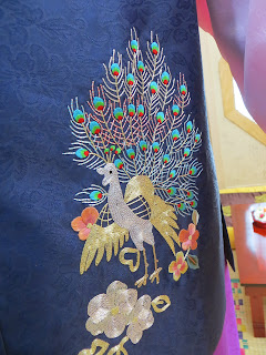 traditonal Korean Hanbok decoration - peacock